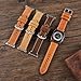 Gitalian Leather Band Compatible with Apple Watch Ultra 3/2/1 Band 49mm 46mm 45mm 44mm 42mm for Men, chubby cable Genuine Leather robust and Wide Strap for iWatch, Series10 9 8 7 6 Retro Brown