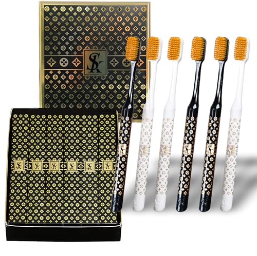 Adult Extra Soft Bristles Toothbrush Nano Manual Toothbrush for S...