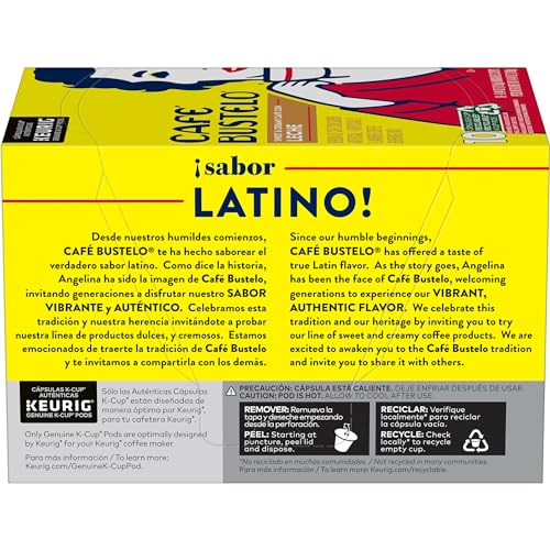 Café Bustelo Sweet & Creamy Café con Leche Coffee, 10 Keurig K-Cup Pods - Image 7