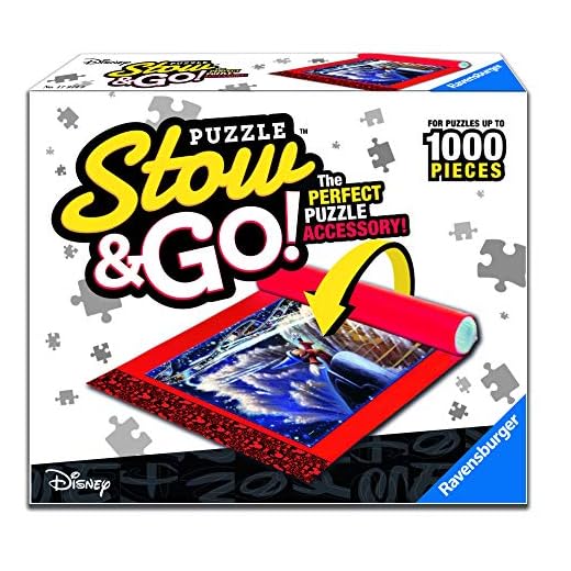 Ravensburger 17974 Disney Mickey Puzzle Stow & Go - Store and Transport Jigsaw Puzzles Up to 1000 Pieces