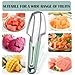FMOYSIEN 3-in-1 Watermelon Cutter Slicer Tool,Stainless Steel Watermelon Cutter Watermelon Popsicle Cutter Mold Watermelon Fork Fruit Cutter Tool for Kitchen Utility Gadgets