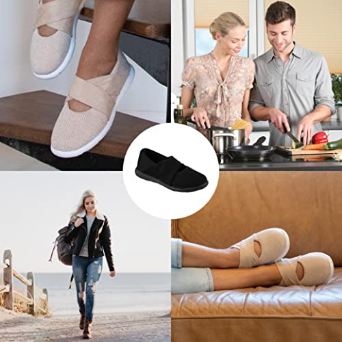 isotoner Zenz Womens Ballerina Slippers, Lightweight Hatch Knit Fabric with soft straps4