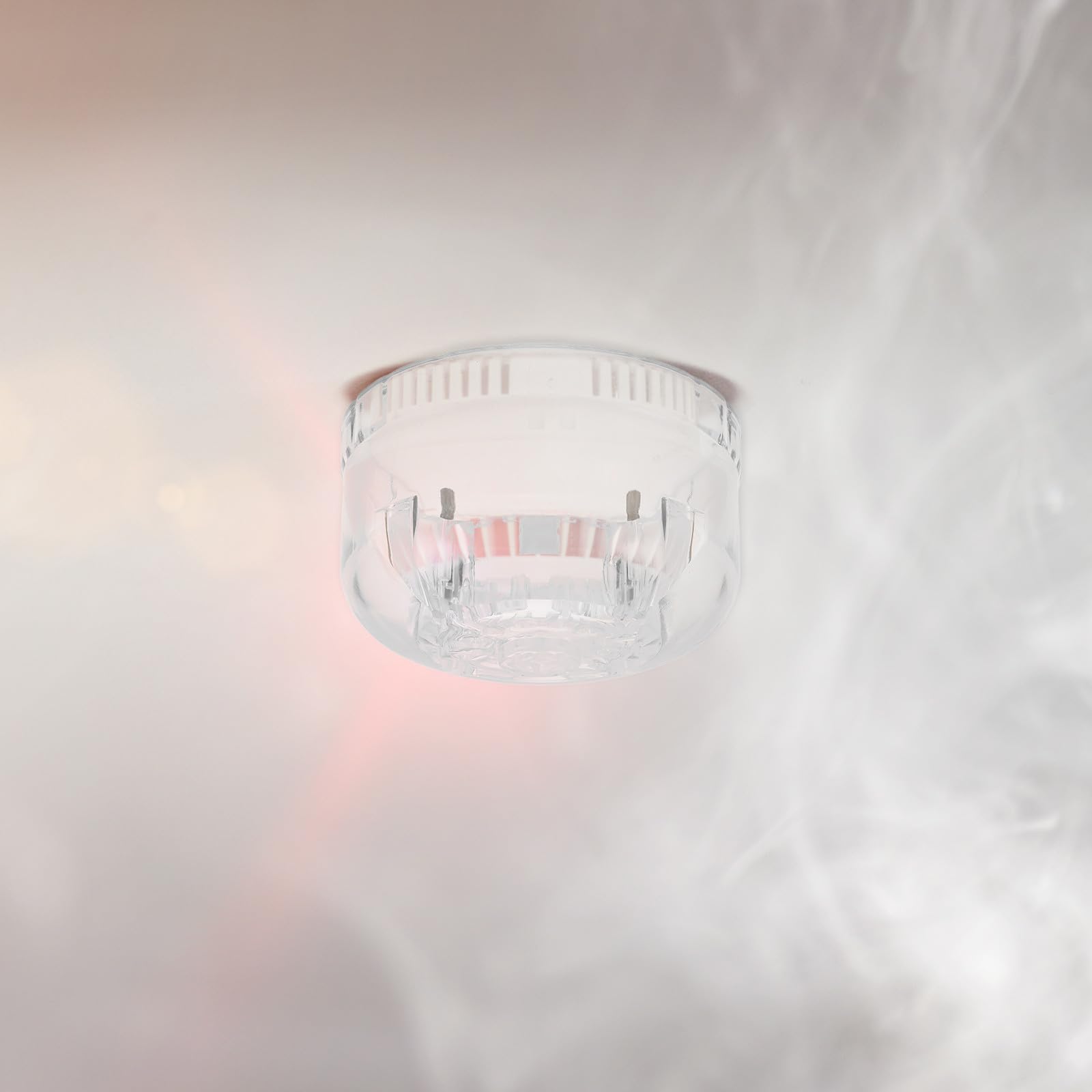 SHINEOFI Cabezal Desmontable para Detector de Humo Portátil Agarre Fiable de Material PP para Entornos Comerciales y Profesionales