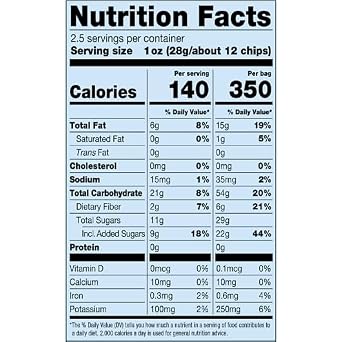 Seneca Original Apple Chips - 2.5 oz. bag, 12 per case