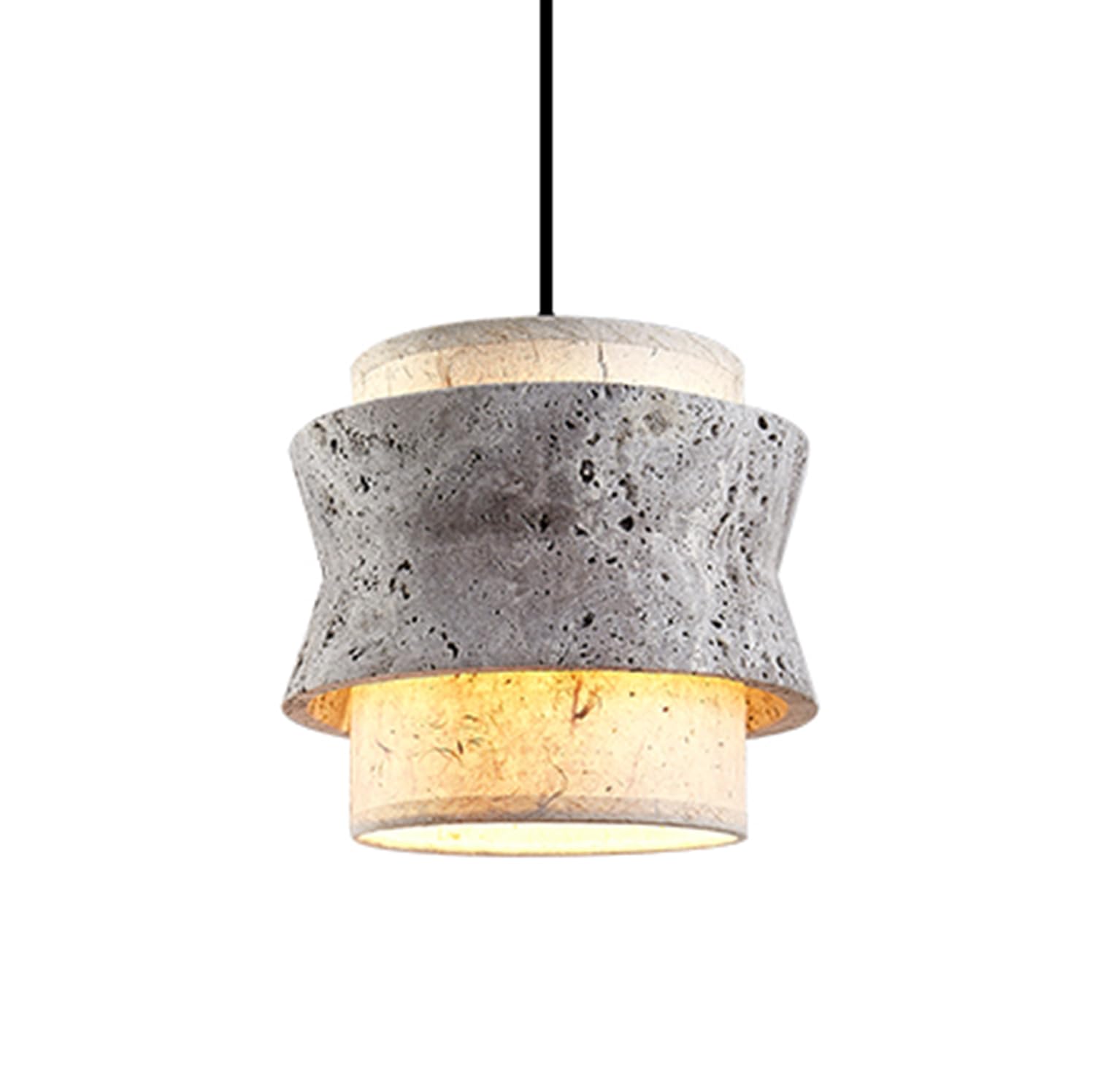 MTNROO Modern Elegant Hanging Light for Bedroom Medieval Style Traditional Pendant Lights Japanese Wabi-sabi Style Elegant Chandelier Personality Middle Lighting Fixture for Hallway Shop Rustic