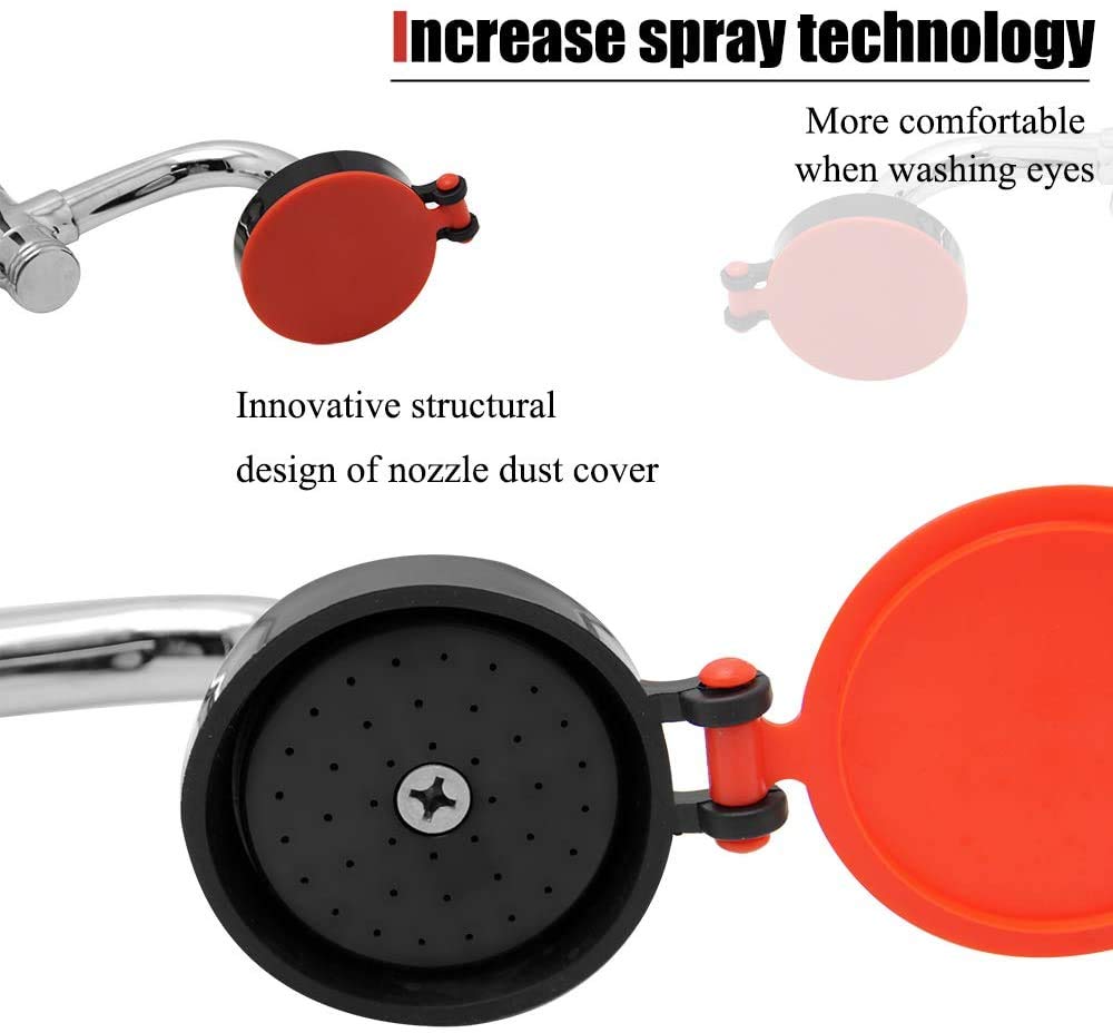 CGOLDENWALL Drench - Manguera de ducha de mano con manguera de acero inoxidable de 1,5 m para laboratorio e industrial