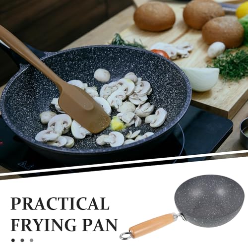 Wok pequeño antiadherente 20 cm con fondo redondo miniatura 6