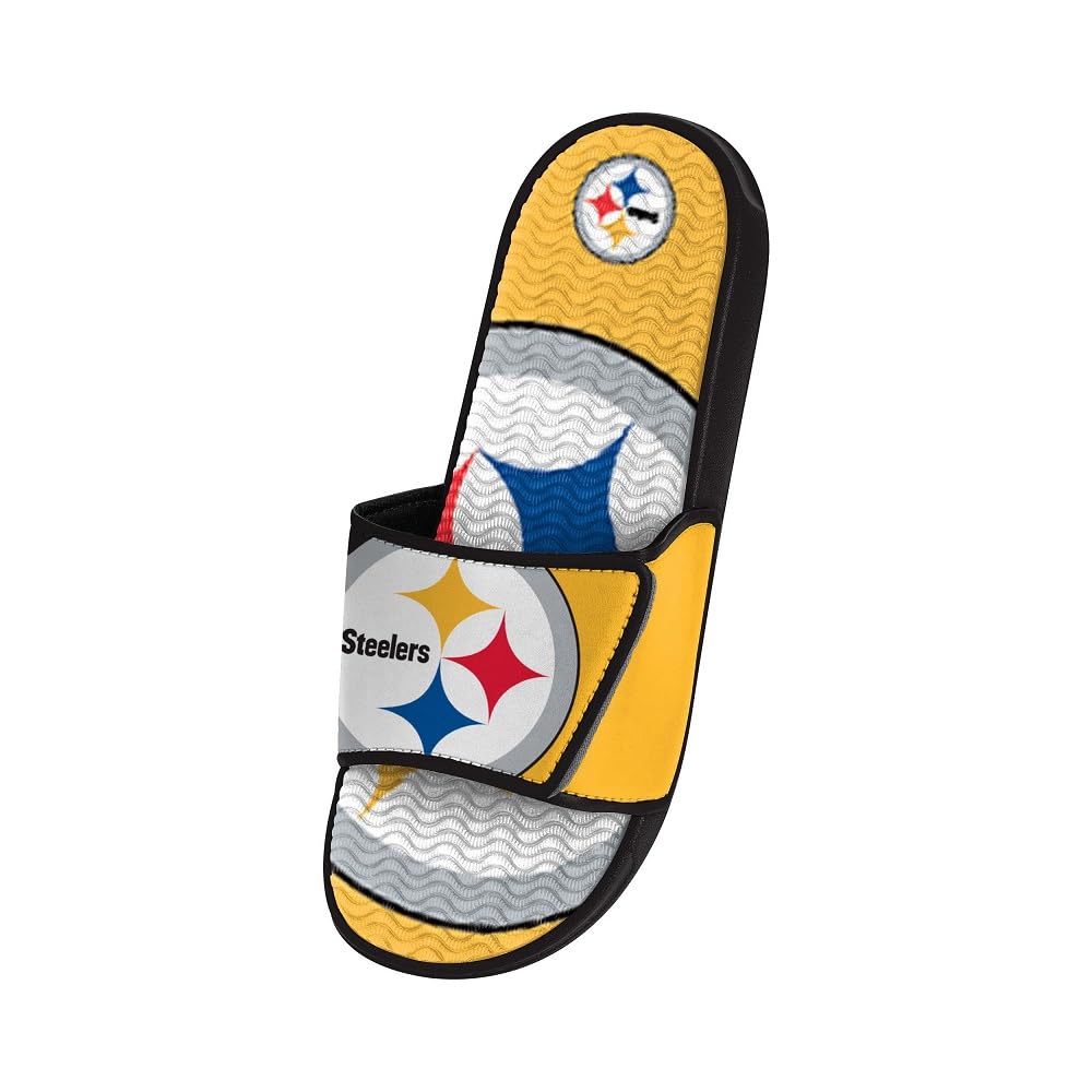 FOCO Herren NFL Team Logo Athletic Sport Shower Flip Flop Sandalen Gel Slides