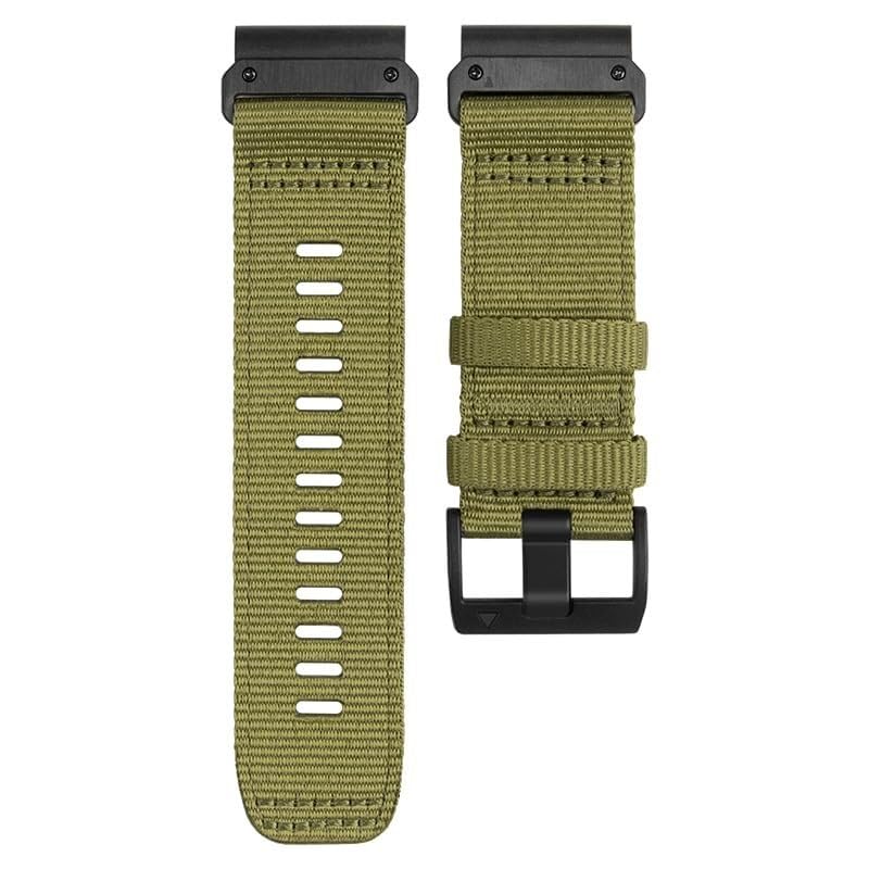 Bracelet de montre Quickfit 26 mm Garmin Fenix 7X et 6X en nylon robuste sport