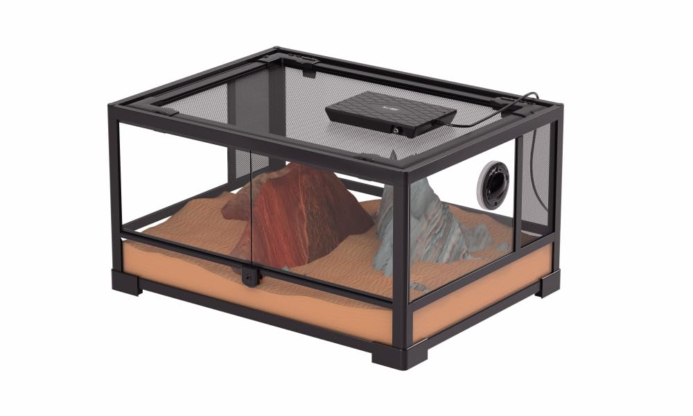 Hobby Heat Up Fan 30 W I terrarium terrarium terrarium, równomierne ciepło i cyrkulacja powietrza dla gadów, energooszczędne ogrzewanie terrariów z wentylatorem, bezpieczny system ogrzewania dla