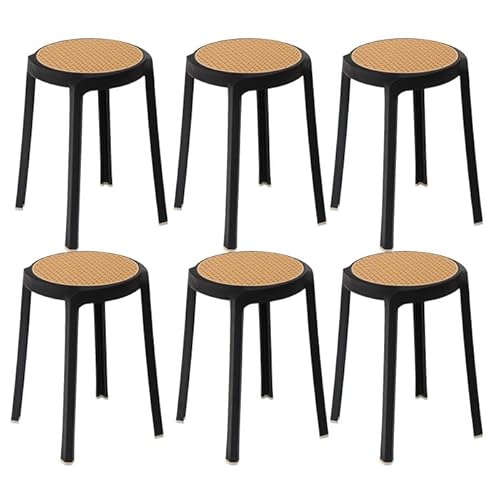 ���}�\�� �X�c�[�� �y�� ������ �� �ۈ֎q ���^���� �X�^�b�L���O �֎q �C�X �X�^�b�L���O�`�F�A �g���R�e Tricoter 40-494st3 (6�r�Z�b�g, �u���b�N/�i�`������)