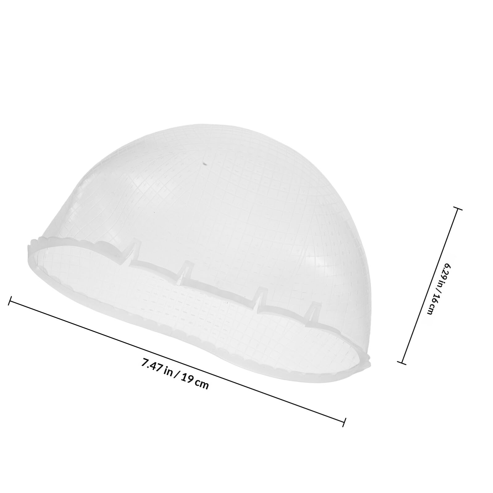 Zerodeko Gorro de Silicona para Teñir el Cabello con Agujeros Cruzados, Elástico y Reutilizable, Aplicación Precisa para Salón y Uso Doméstico