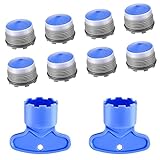 Tacino Juego De 8 Aireador De Grifo Baño, Con 2 Llaves De Aireador, Herramienta De Extracción De Aireador De Grifo 18Mm, Aireador De Grifo Para Baño, Cocina Y Hotel (21,5 mm)