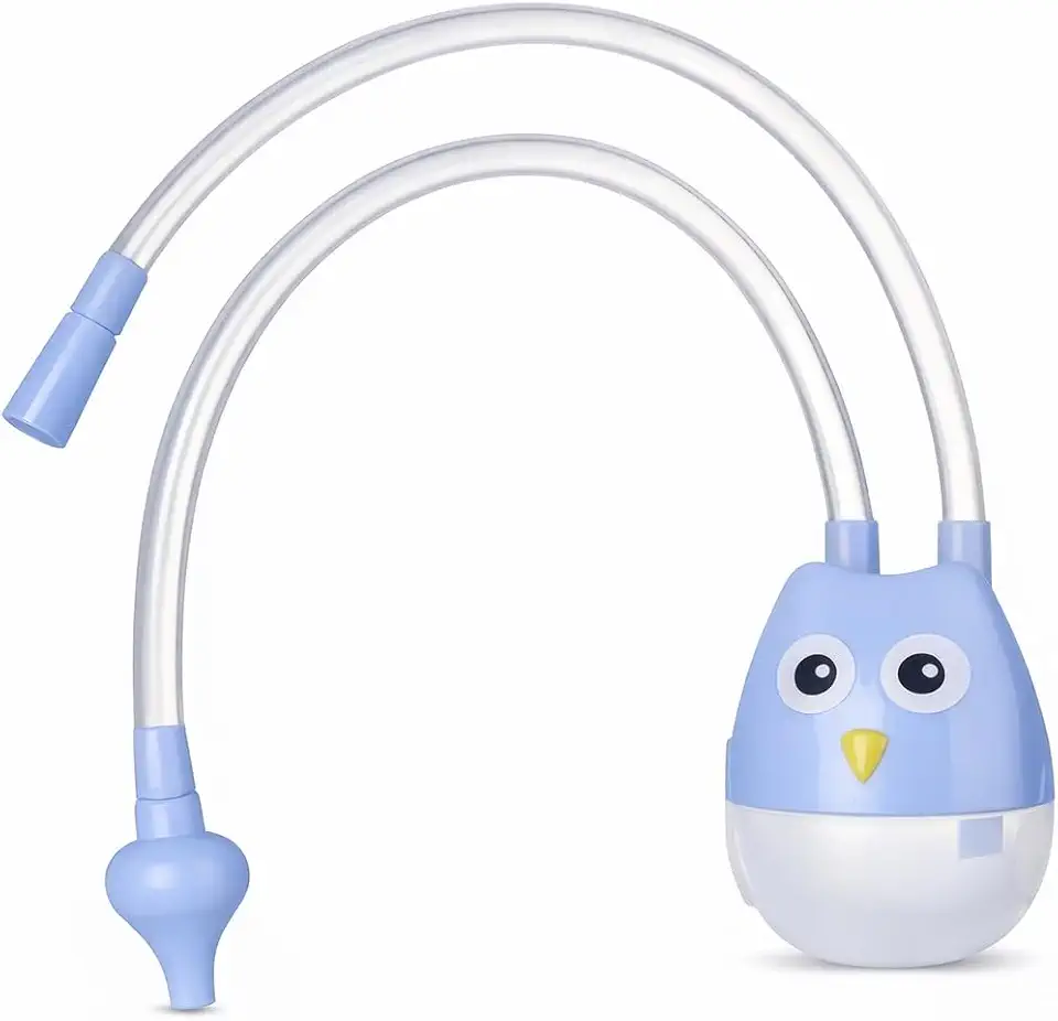 Aspirador Nasal de Sucção com Reservatório BPA Free Removedor de Secreção para Bebê, Ponta Macia Anatômica, Sistema Higiênico e Seguro, Alívio Rápido para Congestão Nasal Infantil Enxoval Bebe - Linha premium