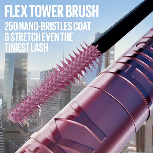 Image of Maybelline Lash Sensational Sky High Washable Mascara, Volumizing, Lengthening, Defining, Curling, Multiplying, Buildable Mascara Make Up Formula, Green Altitude, 1 Count