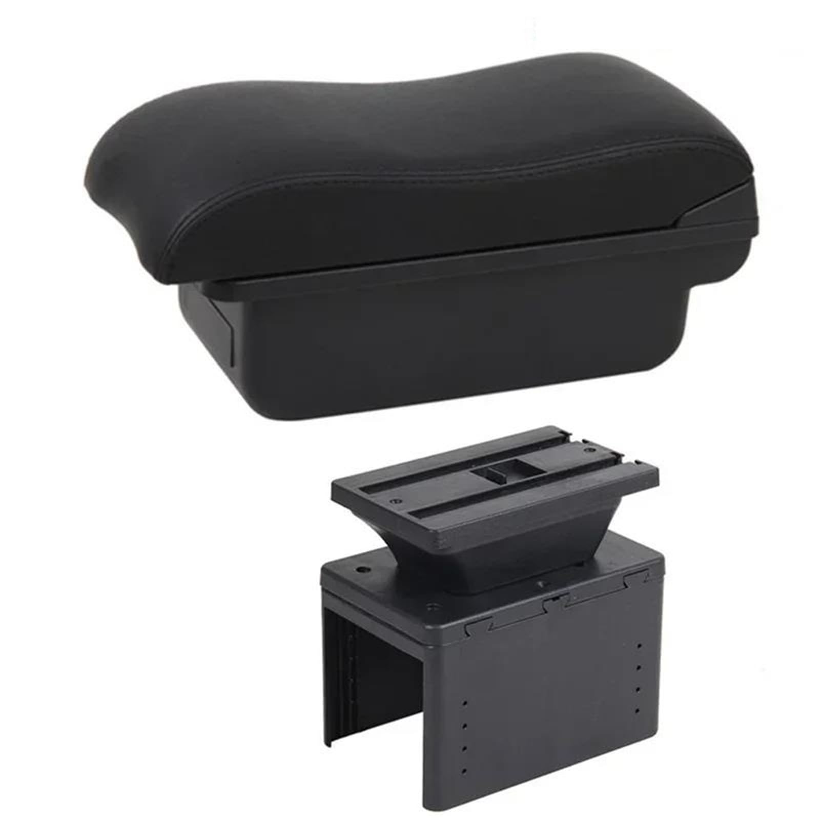 Dtsgcx B2 Black Line For Hyundai I20 2021-2024 Car Armrest Interior Modification Center Storage Box Retrofit Parts(B2 Black Line)