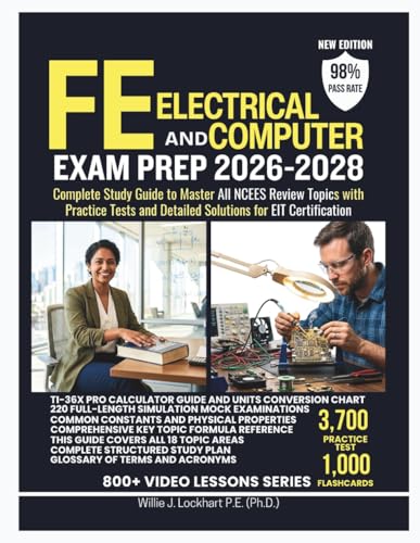 FE ELECTRICAL AND COMPUTER EXAM PREP 2026-2028: Complete Study Guide to Master All NCEES Review Topics with Practice Tests and Detailed Solutions for EIT Certification image 2