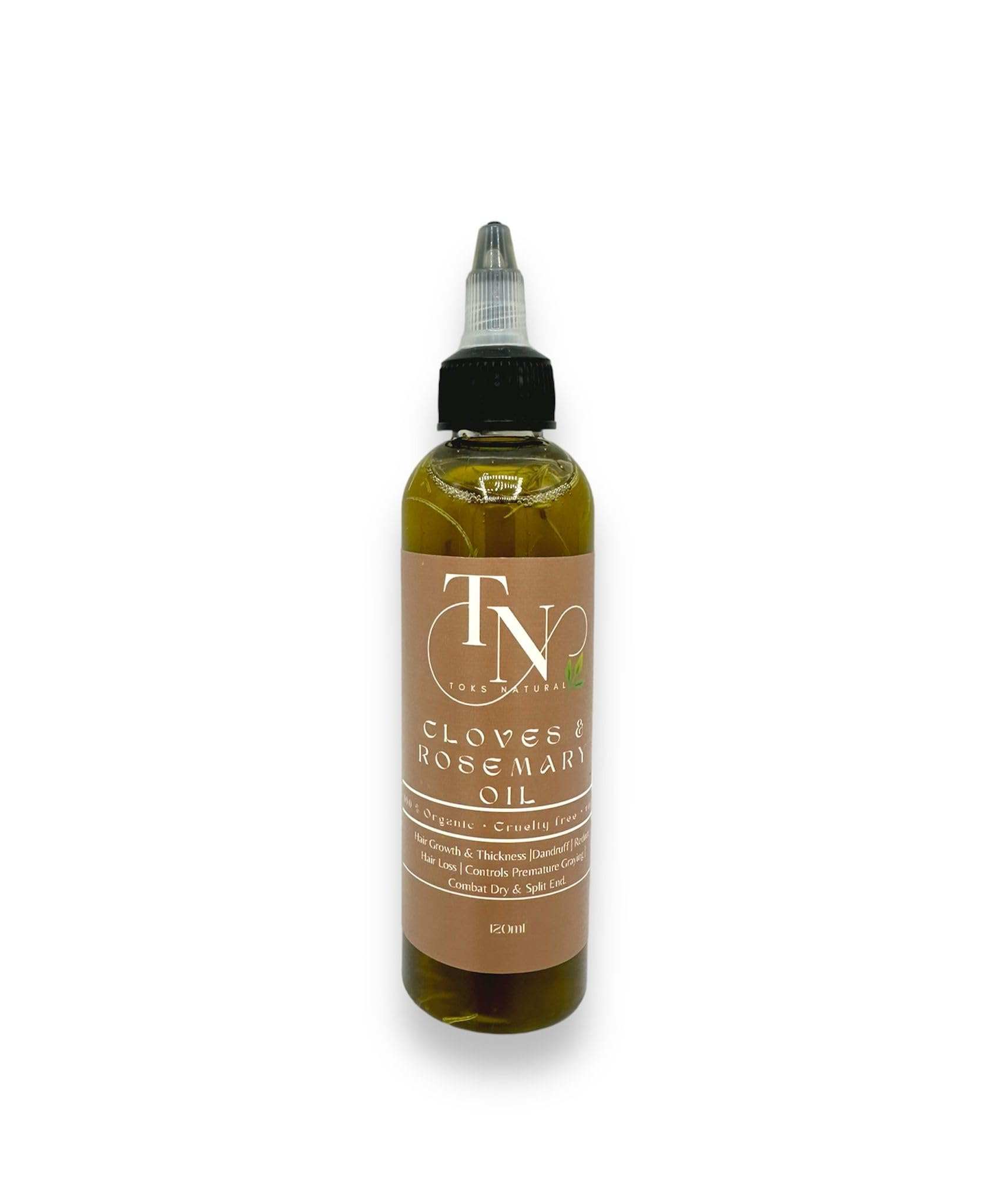 Cloves & Rosemary Hair Growth Oil - Ayurvedic Hair Stimulator for Scalp & Edges, brown, 120 ml (Pack of 1) - Image 4