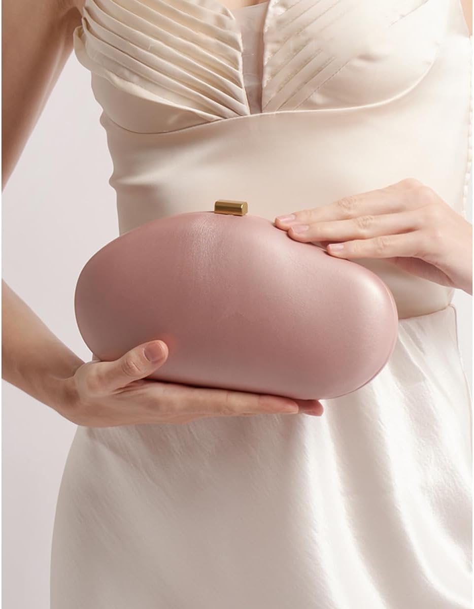 Evening Clutch Purse for Women Formal Party Purse Unique Shell Handbag Cocktail Wedding Clutch Crossbody Bag