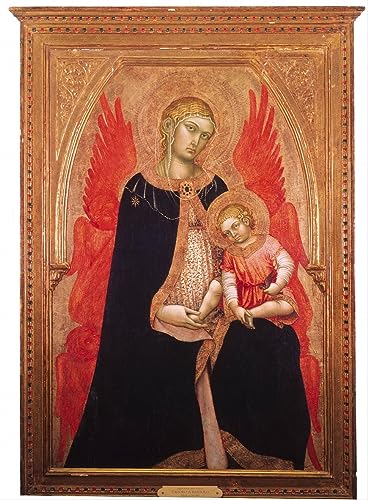 Peinture D'art D'affiche Dame et enfant transmettez l'élégance de l'art classique 60x90cm