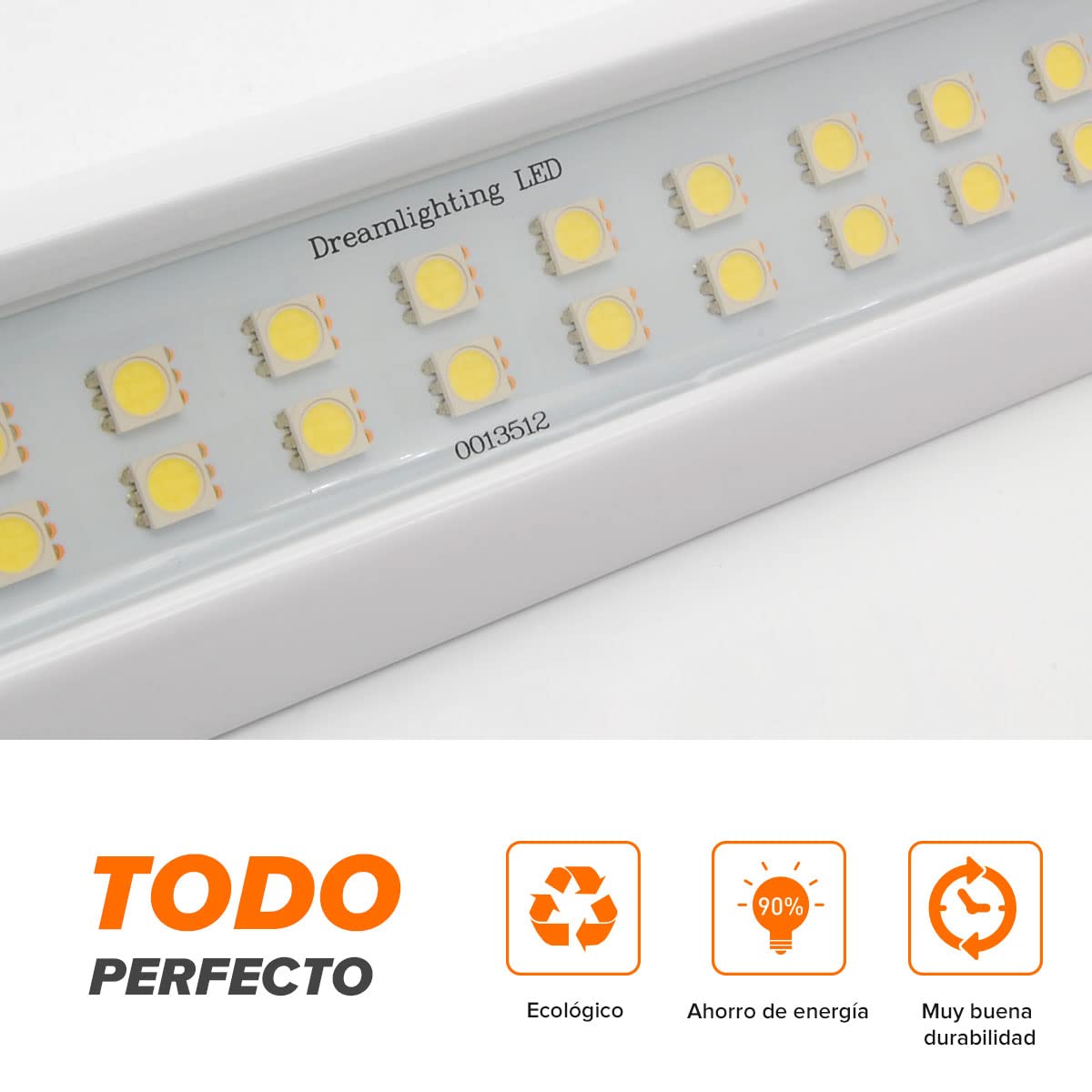 Dream Lighting Luz LED 12v Exterior IP66 Impermeable para Camper Caravana Autocaravana Barra LED para Toldo Porche Pared 25CM 6000K Blanco Frío