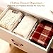 4 Pack Drawer Dividers for Clothes, 4