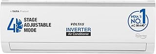 Voltas 1.5 Ton 5 Star, Adjustable Inverter Split AC(Copper, 185V VECTRA ELITE, 4-in-1 Adjustable Mode, White)