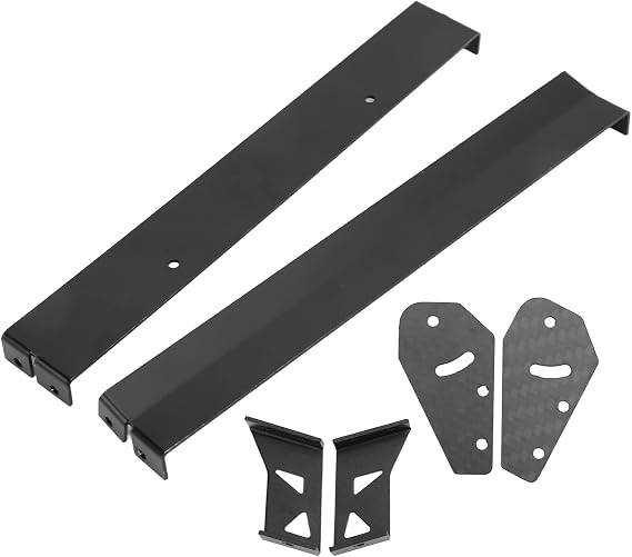 RC Car Rear Wing,180mm Alloy & Carbon Fiber Trunk Spoiler Wing Car Model Accessories for LC 1/10 RC On Road Racing Drift Car DIY Accessories Parts