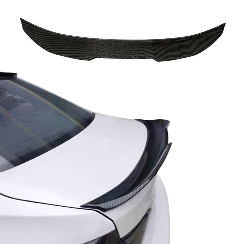 Kompatibel für BMW 3 Series E92 PSM 2006–2013, Auto-Heckspoiler, Festem Windabweiser, Hinteren Kofferraum-Dach-Sport-Splitter,unpainted