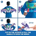 ​Mattel Disney and Pixar Toy Story 5 Hi-Tech Space Ranger Jetpack, Kids Role Play Gear, Wings Transform, Lights & Sounds, Adjustable Strap