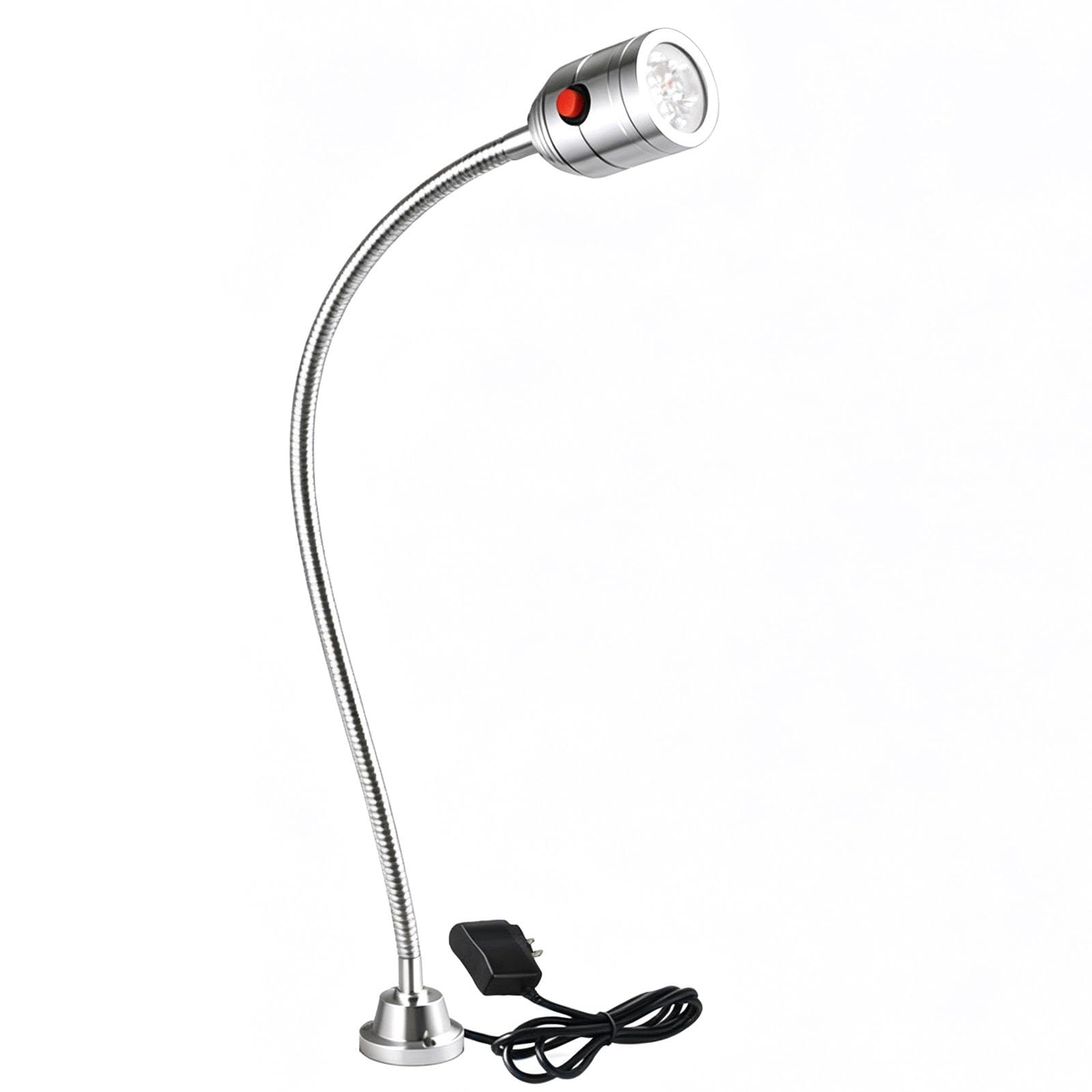 110-220V Waterproof Flexible Gooseneck Lamp, CNC Machine Tool Work Light, 360° Rotatable Mechanical Light, Industrial Lighting(5W 110-220V 800mm/31.5in)