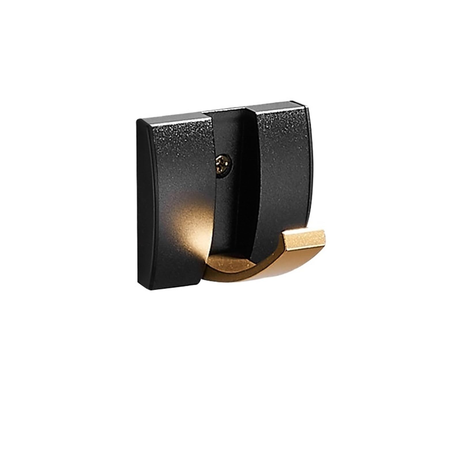 Ahiojegx Black Gold 1Hook Coat Hooks Folding Robe Hooks