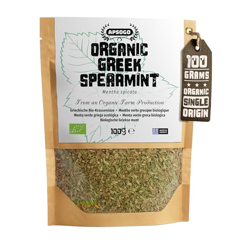 Apsogo Organic Greek Spearmint Dried Leaves