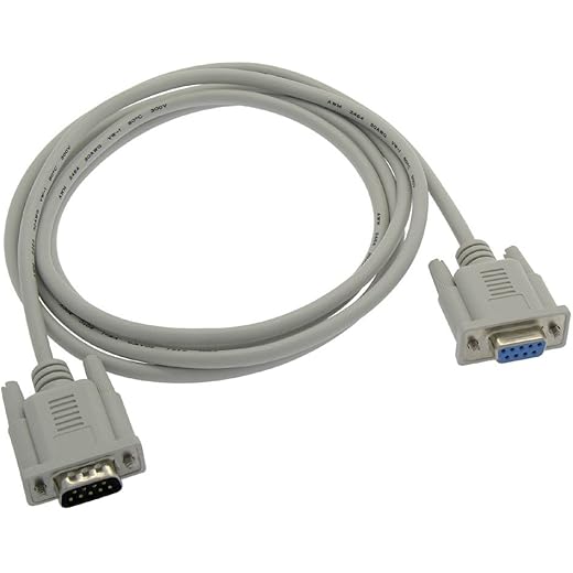 DB9-M/F Null Modem Cable, 2 Pack