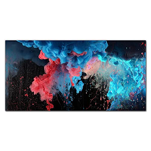 Photo sur verre acrylique aux couleurs éclatantes de nuages pour décoration design