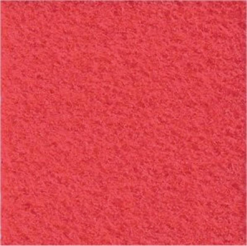 Yorkshire Miniatures 1:12 Scale Self-Adhesive Dollhouse Carpet, Choice of Colors, Soft Touch (Red)