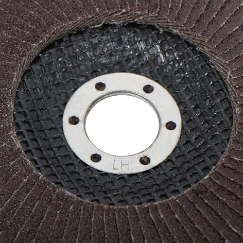Thomletha 80 Grit 4-1/2 Inch X 7/8 Inch Premium Aluminum Oxide Grinder Disc 50 PCS Grinding Sanding Wheels for Angle Grinder