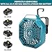 Taingwei Cordless Fan with Remote for Makita 18v Battery,Camping Fan with 3 Energy Efficient Speed Settings and Dimmable Led Light (TOOL ONLY)