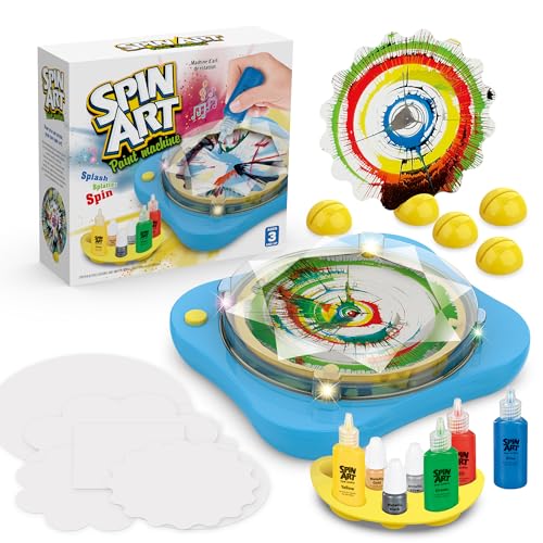 Chilpals Paint Spin Art Machine for Kids (Blue)