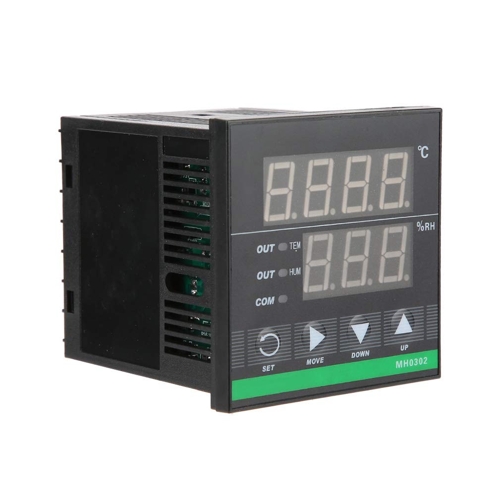 Controlador Digital de Temperatura y Humedad Sensor de Alta Precisión Montado en Panel para Uso Industrial