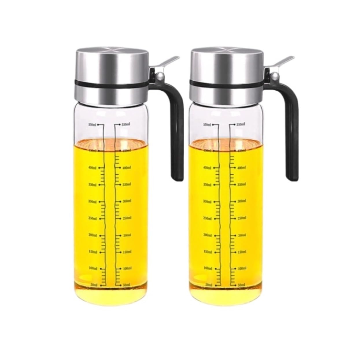 Aceitero Aceitera y Vinagrera Recipiente For Aceite A Prueba De Fugas For El Hogar, Botella For Condimentos, Vinagrera, Juego De 2 Piezas Aceiteras para Cocina