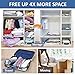 Cozy Essential 8 Jumbo Vacuum Storage Bags, Space Saver Bags Compression Storage Bags for Comforters and Blankets, Pillow, Bedding, Vacuum Sealer Bags for Clothes Storage