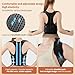 KUHJB Posture Corrector for Women and Men, Back Support Brace for Neck Shoulder & Upper and Lower Back Pain Relief, Invisible Adjustable Lightweight Posture Corrector Under Clothes(Black, Medium)