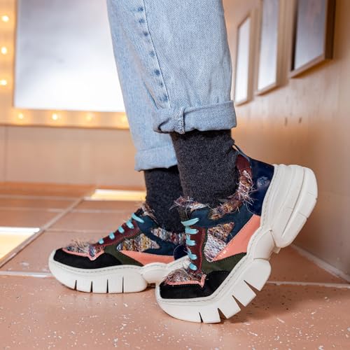 ART 1635 Multi Leopard Athens nu-pieds compensés confortables - 6