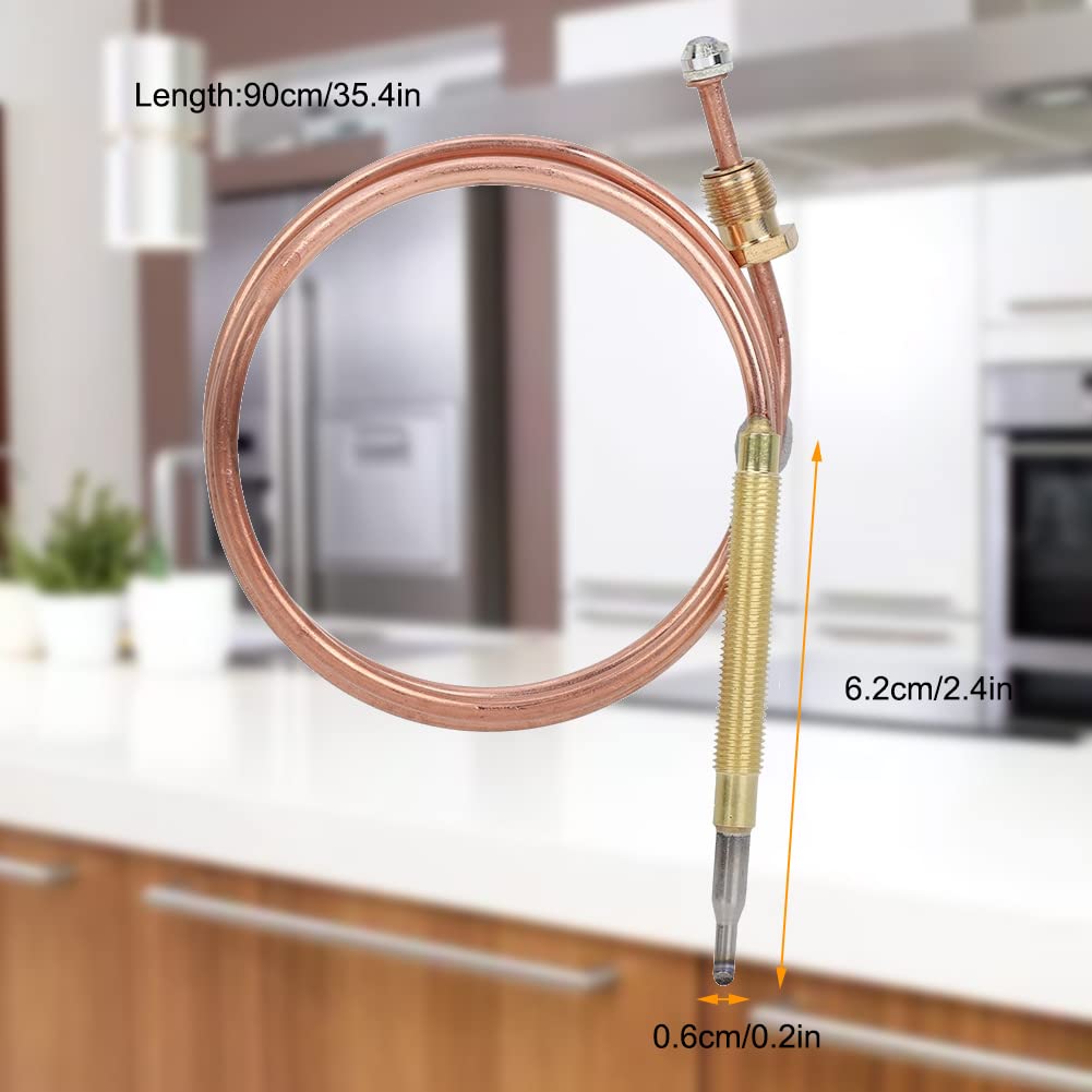 Termocoppia Universale 900 mm Sensori di Temperatura Kit Ricambio per Forni a Gas