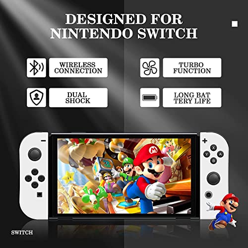 Joy Con Controller Compatível para Switch/Lite/OLED, Substituição Sem Fio para Switch Joycon, Contro