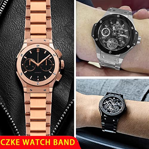 Bracelet de montre acier inoxydable 316L maille haut de gamme 27x19mm