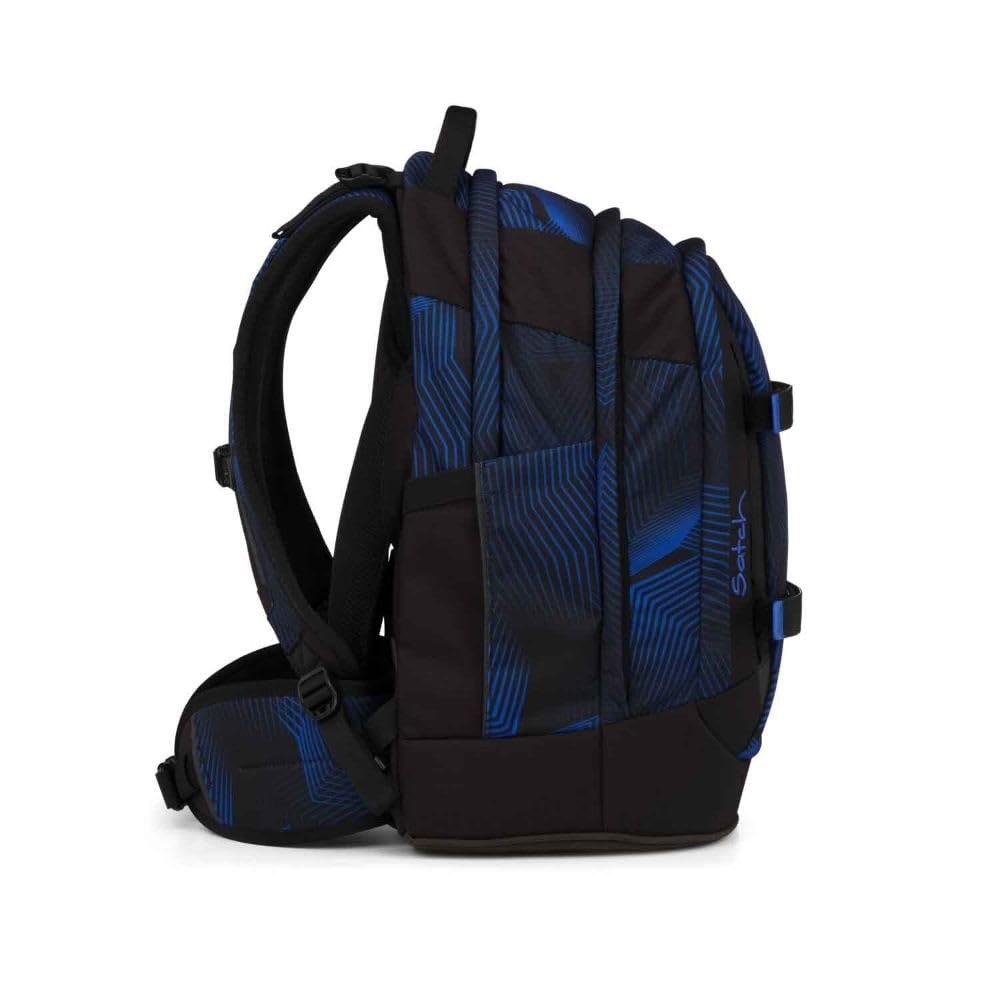 Satch Pack Schulrucksack Set 3tlg. inkl. Schlamperbox und Sportbeutel (Seismic Blue)