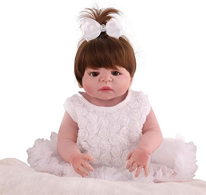Crypin Faux Bebe Reborn Poupee En Silicone Peut Entrer Dans L Eau Amazon Fr Jeux Et Jouets