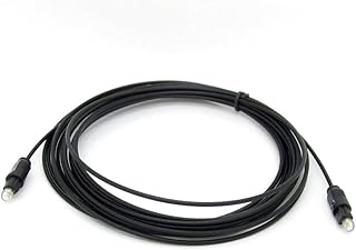 Tobo Digital Optical Audio Toslink Cable, SPDIF Digital Audio Wire (16.5 Inch (5 Meters)-TD-676OC.